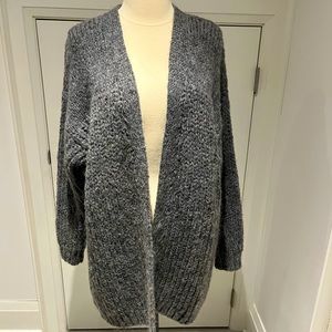 Grey Zara cardigan, size Medium, oversized.